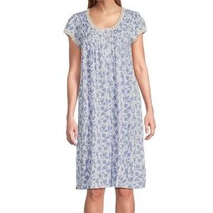 Miss Elaine Short Silky Knit Nightgown